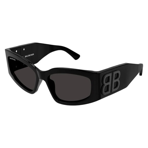 NEW BALENCIAGA SUNGLASSES BLACK WOMEN EYEWEAR - Picture 1 of 4